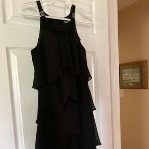 Black cocktail dress